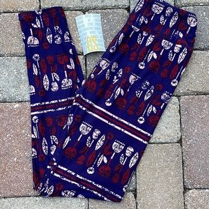 LuLaRoe OS One Size Floral Leggings NWT